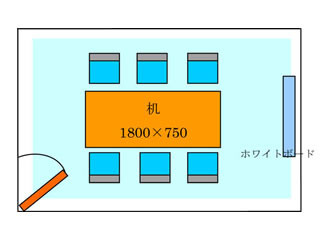 203（会議室のルビコン）の図面