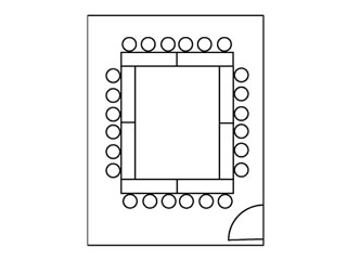 412（東京八重洲ホール）の図面