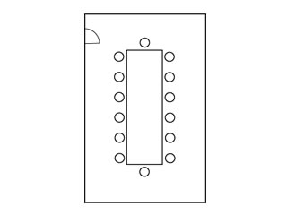 414（東京八重洲ホール）の図面